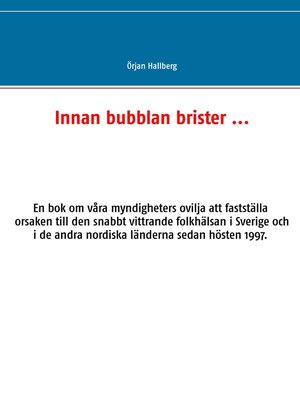 cover image of Innan bubblan brister ...